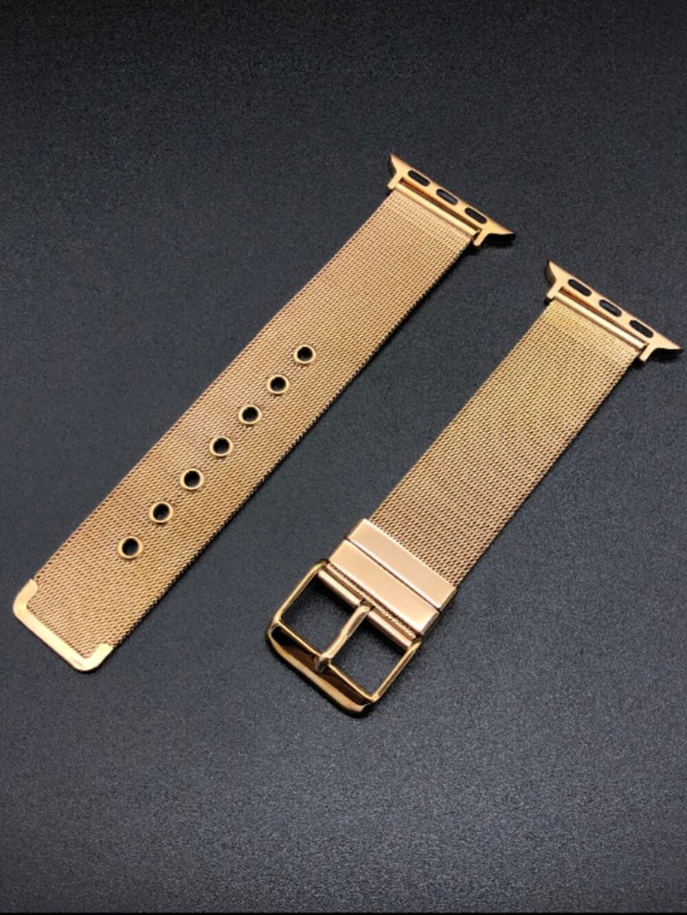 Apple Style Mesh Replacement Steel Bracelet (Rose Gold)